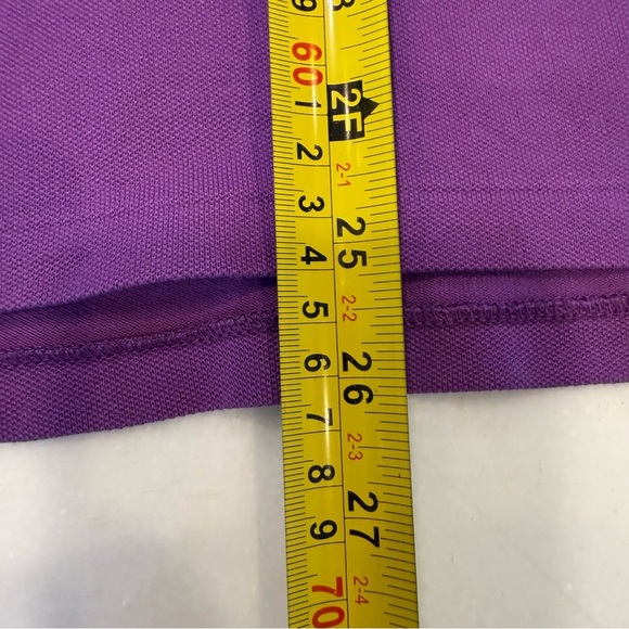 Ralph Lauren Women’s Big Pony Polo Purple Shirt Classic RL Size Large - Picture 10 of 10
